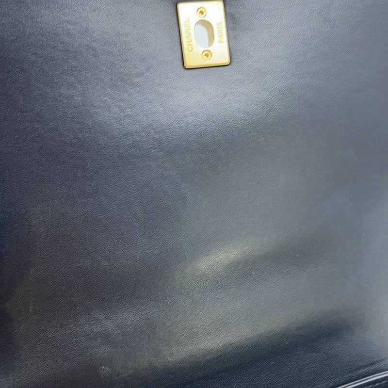 シャネル チェーンショルダーバッグ マトラッセ ココマーク キャビアスキン AS4286 CHANEL ハンドバッグ 黒