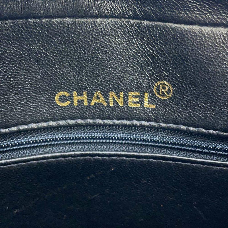 シャネル ショルダーバッグ マトラッセ ココマーク フリンジ タッセル ラムスキン CHANEL バッグ 黒