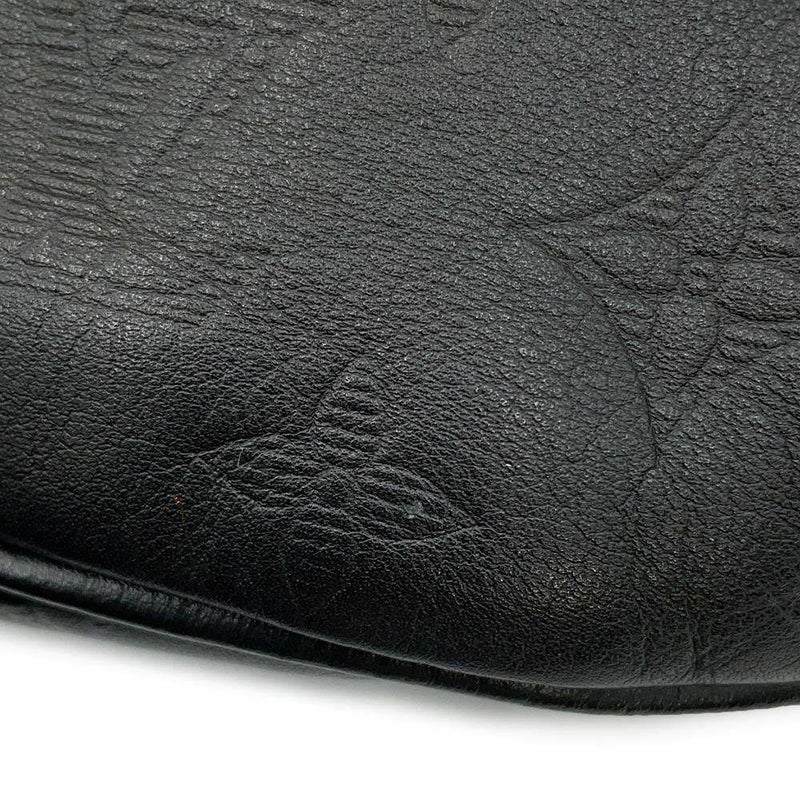 ルイヴィトン ボディバッグ モノグラム・シャドウ ディスカバリー・バムバッグPM M46036 ウエストバッグ 黒 ブラック