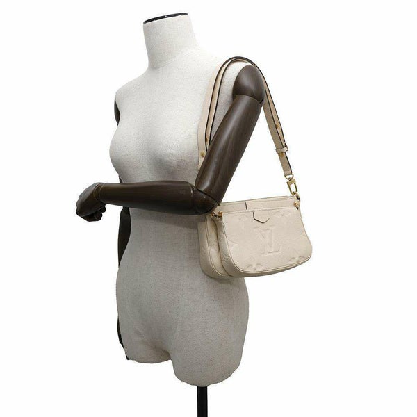 ルイヴィトン ショルダーバッグ モノグラム・アンプラント ミュルティ・ポシェット・アクセソワール M46568 アイボリー