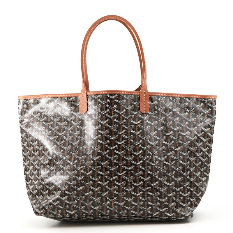 ゴヤール トートバッグ サンルイPM PVC/レザー STLOUIPMLTY01CL03P GOYARD ポーチ付き 黒