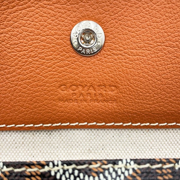ゴヤール トートバッグ サンルイPM PVC/レザー STLOUIPMLTY01CL03P GOYARD ポーチ付き 黒