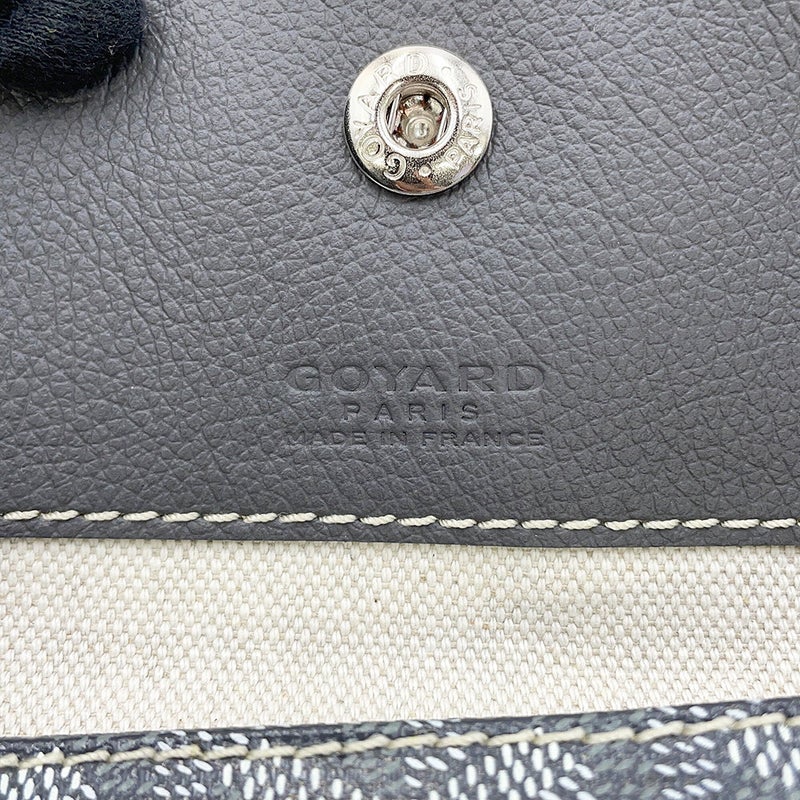 ゴヤール トートバッグ サンルイPM PVC/レザー STLOUIPMLTY51CL51P GOYARD ポーチ付き