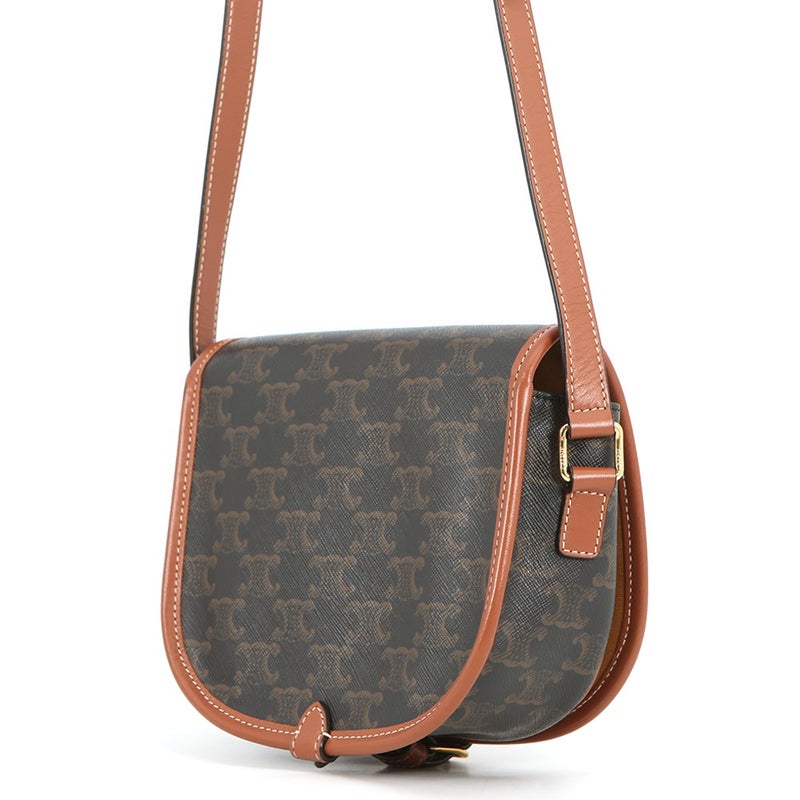 セリーヌ ショルダーバッグ トリオンフ フォルコ ミディアム レザー 191502BZJ.04LU CELINE バッグ