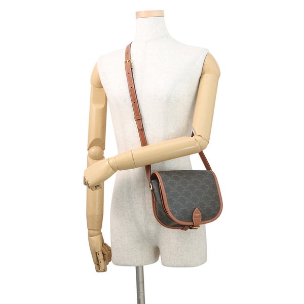 セリーヌ ショルダーバッグ トリオンフ フォルコ ミディアム レザー 191502BZJ.04LU CELINE バッグ
