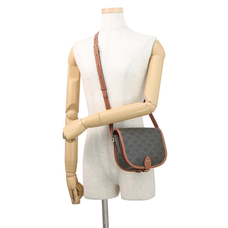 セリーヌ ショルダーバッグ トリオンフ フォルコ ミディアム レザー 191502BZJ.04LU CELINE バッグ