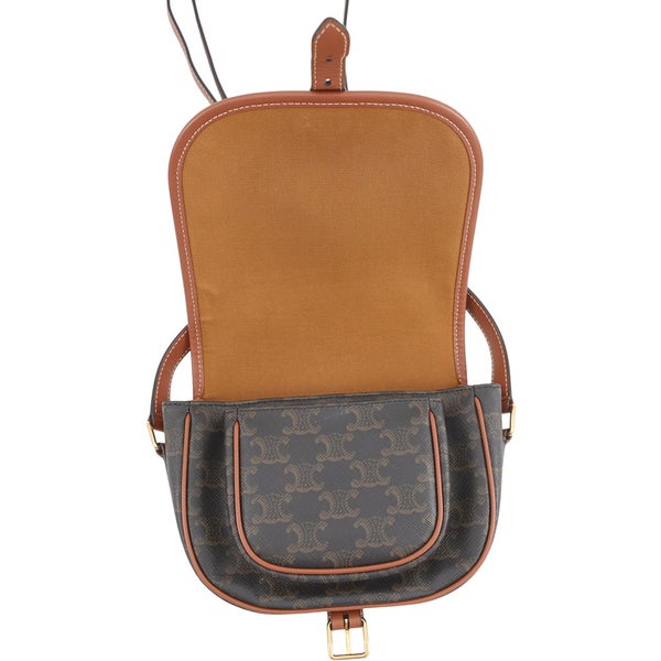 セリーヌ ショルダーバッグ トリオンフ フォルコ ミディアム レザー 191502BZJ.04LU CELINE バッグ