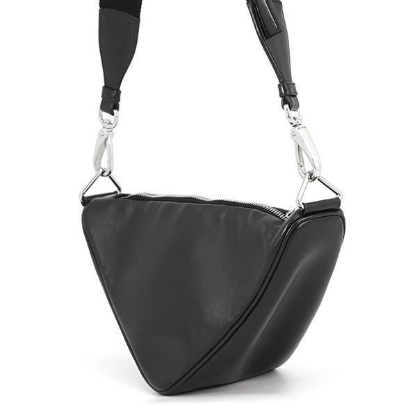 プラダ ショルダーバッグ トライアングル ロゴ レザー 1BH190 PRADA バッグ 黒