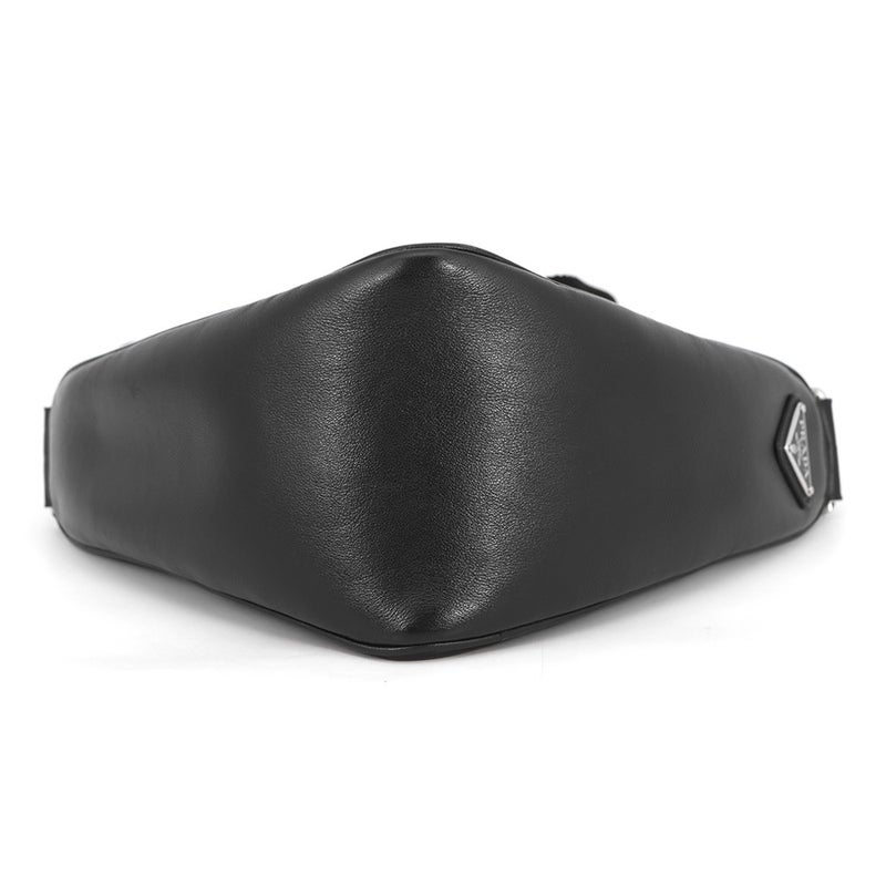 プラダ ショルダーバッグ トライアングル ロゴ レザー 1BH190 PRADA バッグ 黒