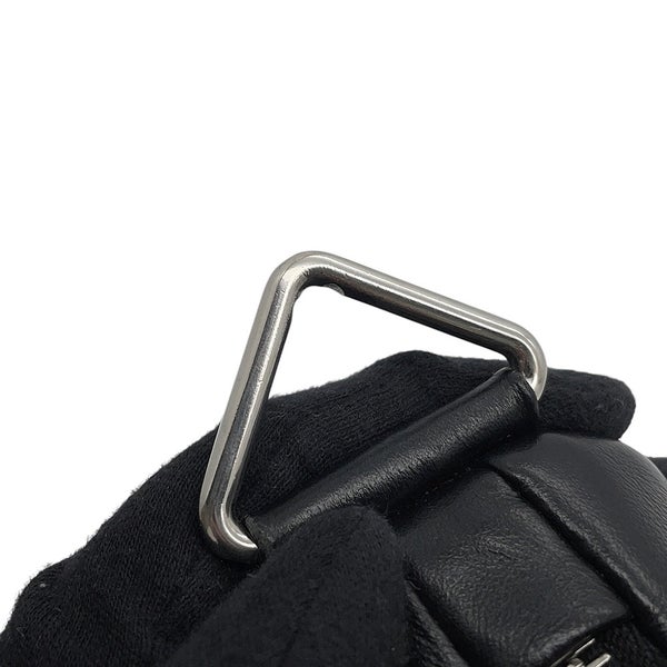 プラダ ショルダーバッグ トライアングル ロゴ レザー 1BH190 PRADA バッグ 黒