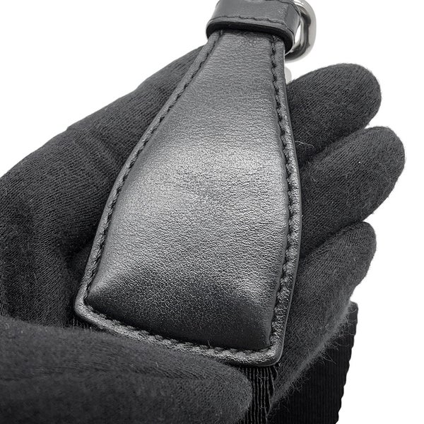 プラダ ショルダーバッグ トライアングル ロゴ レザー 1BH190 PRADA バッグ 黒
