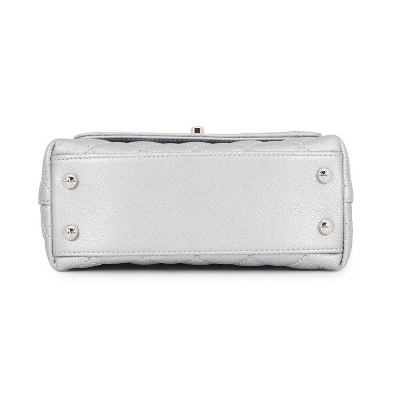 シャネル ハンドバッグ ココマーク ココハンドル マトラッセ XXS キャビアスキン AS2215 CHANEL 2way