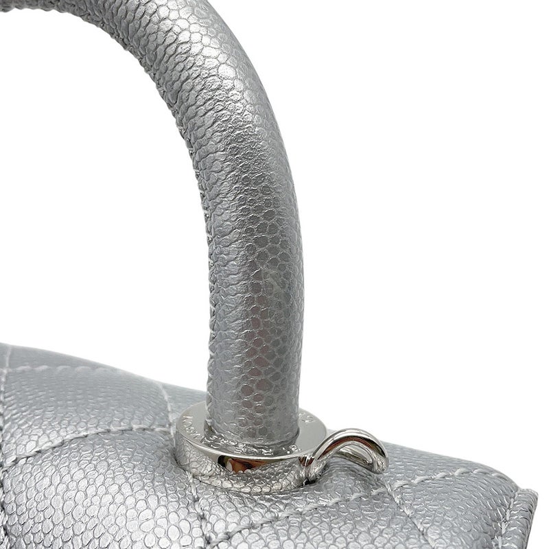 シャネル ハンドバッグ ココマーク ココハンドル マトラッセ XXS キャビアスキン AS2215 CHANEL 2way