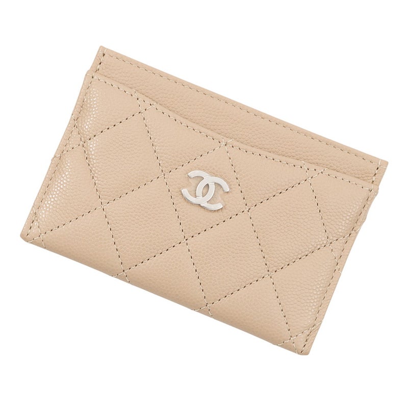 シャネル カードケース クラシック マトラッセ ココマーク キャビアスキン AP0213 CHANEL 定期入れ