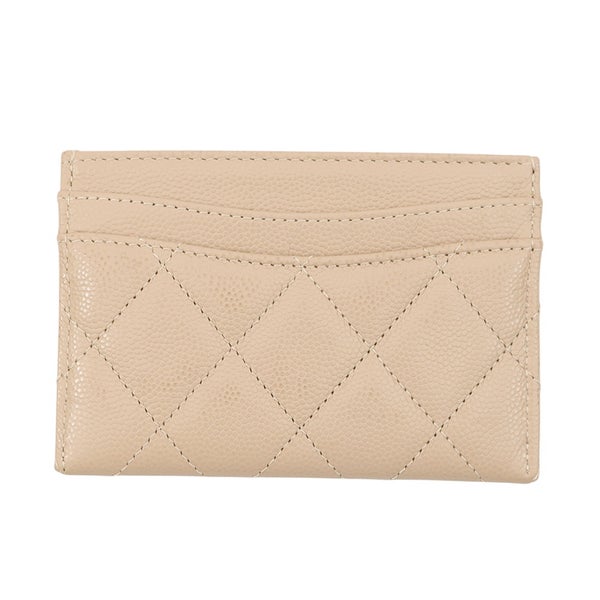 シャネル カードケース クラシック マトラッセ ココマーク キャビアスキン AP0213 CHANEL 定期入れ