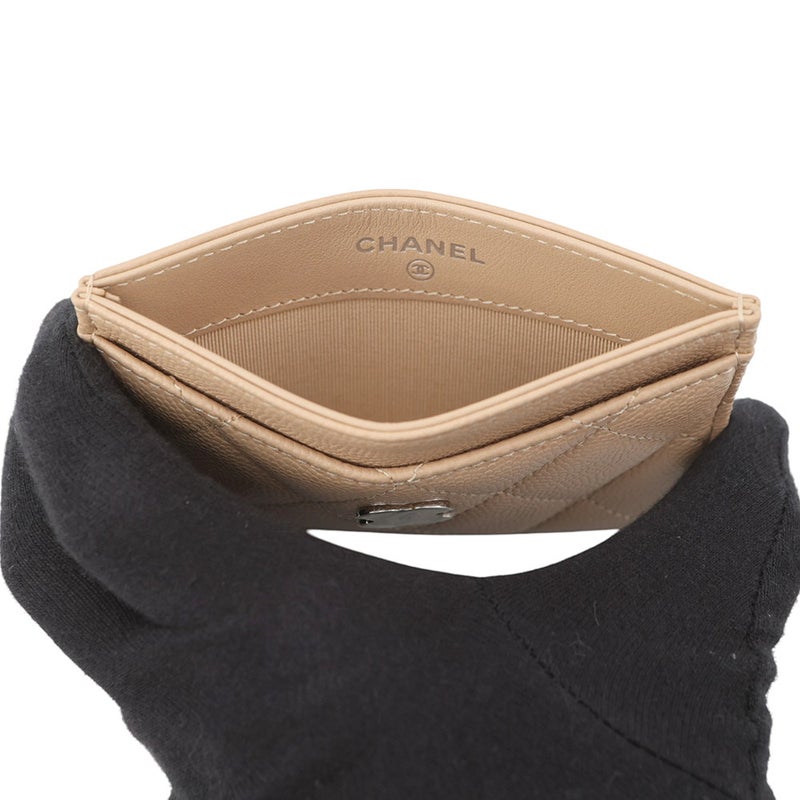 シャネル カードケース クラシック マトラッセ ココマーク キャビアスキン AP0213 CHANEL 定期入れ