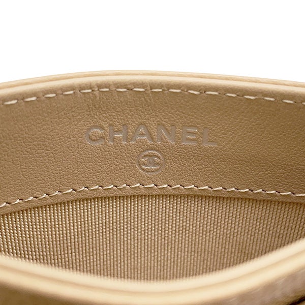 シャネル カードケース クラシック マトラッセ ココマーク キャビアスキン AP0213 CHANEL 定期入れ