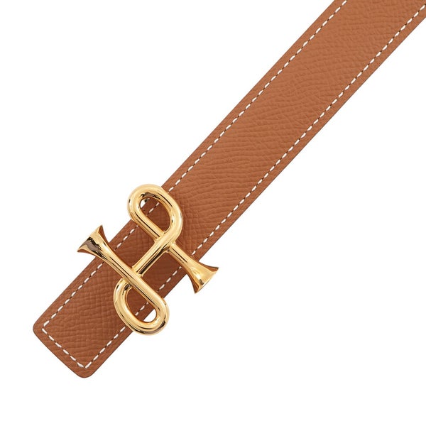 エルメス ベルト コールバロック バックル ブラック/ゴールド/ゴールド金具 エプソン/ボックスカーフ W刻印 サイズ80 黒