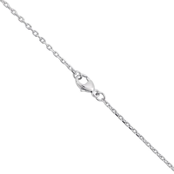 エルメス ネックレス ミニ・ポップアッシュ ホワイト/シルバー金具 HERMES アクセサリー ポップH 白