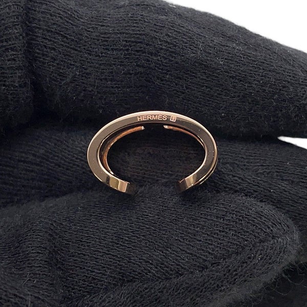 エルメス イヤーカフ ポップH ポップアッシュ ブラック/ピンクゴールド金具 HERMES アクセサリー 黒