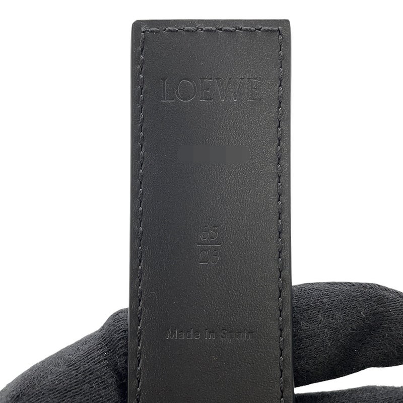 ロエベ ベルト ゲート アナグラム リバーシブル サイズ65 LOEWE 黒