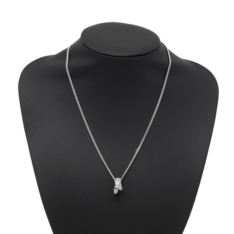 エルメス ネックレス エトリヴィエール ペンダント ダイヤモンド 32P 計0.41ct K18WGホワイトゴールド サイズ42 HERMES
