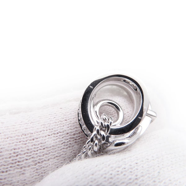 エルメス ネックレス エトリヴィエール ペンダント ダイヤモンド 32P 計0.41ct K18WGホワイトゴールド サイズ42 HERMES