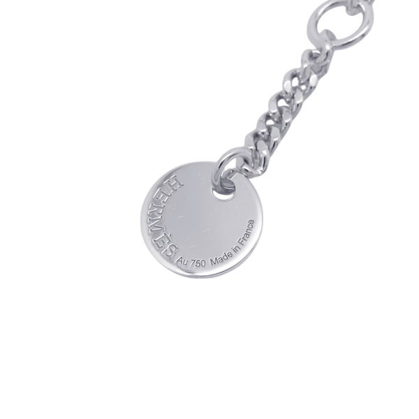 エルメス ネックレス エトリヴィエール ペンダント ダイヤモンド 32P 計0.41ct K18WGホワイトゴールド サイズ42 HERMES