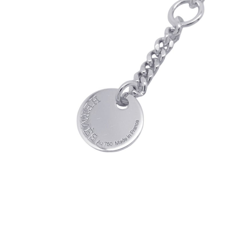 エルメス ネックレス エトリヴィエール ペンダント ダイヤモンド 32P 計0.41ct K18WGホワイトゴールド サイズ42 HERMES