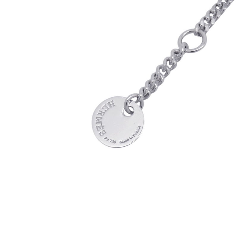 エルメス ネックレス エトリヴィエール ペンダント ダイヤモンド 32P 計0.41ct K18WGホワイトゴールド サイズ40 HERMES