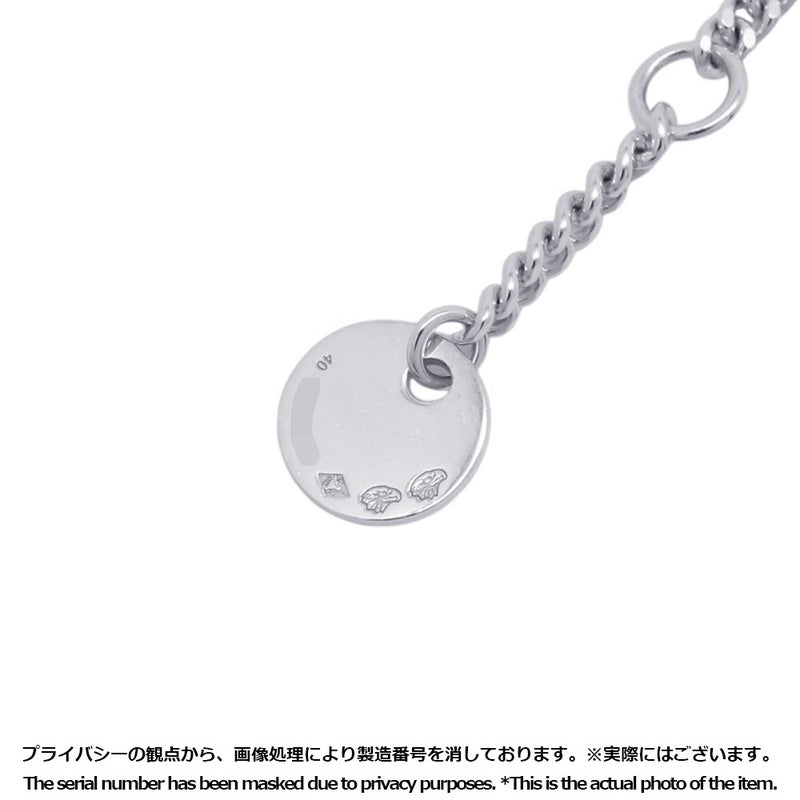 エルメス ネックレス エトリヴィエール ペンダント ダイヤモンド 32P 計0.41ct K18WGホワイトゴールド サイズ40 HERMES