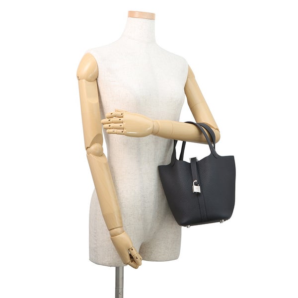 エルメス ハンドバッグ ピコタンロックPM キャバン/シルバー金具 トリヨンクレマンス G刻印