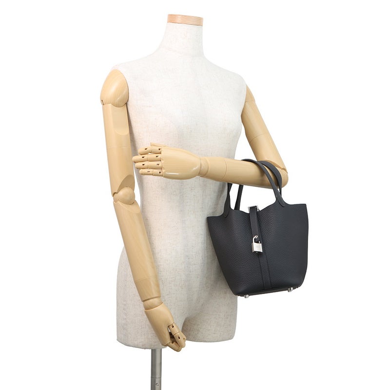 エルメス ハンドバッグ ピコタンロックPM キャバン/シルバー金具 トリヨンクレマンス G刻印