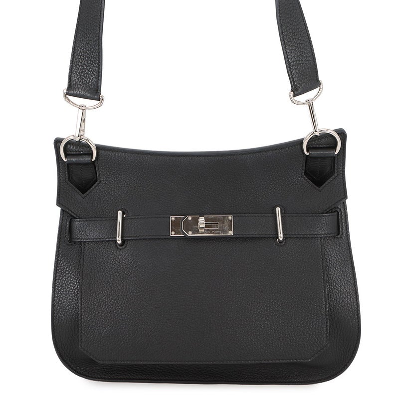 エルメス ジプシエール31 ブラック/シルバー金具 トリヨンクレマンス A刻印 HERMES バッグ 黒