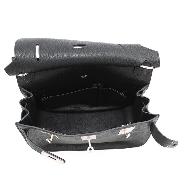 エルメス ジプシエール31 ブラック/シルバー金具 トリヨンクレマンス A刻印 HERMES バッグ 黒