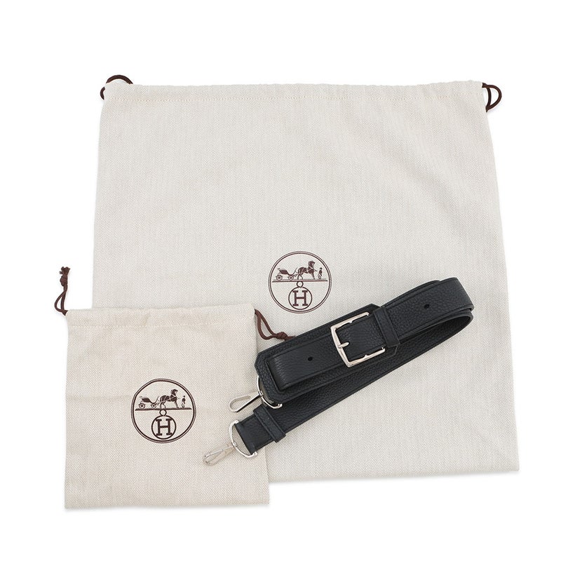 エルメス ジプシエール31 ブラック/シルバー金具 トリヨンクレマンス A刻印 HERMES バッグ 黒
