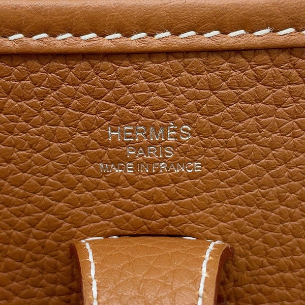エルメス ショルダーバッグ エブリン3 23 ゴールド/シルバー金具 トリヨンクレマンス G刻印 HERMES Evelyne