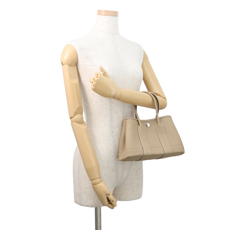 エルメス トートバッグ ネオ・ガーデン 23 ガーデンパーティ トレンチ/シルバー金具 ネゴンダ K刻印 HERMES
