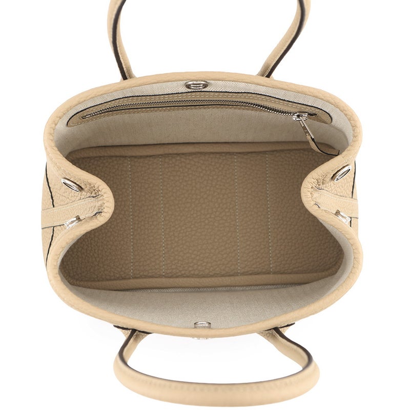 エルメス トートバッグ ネオ・ガーデン 23 ガーデンパーティ トレンチ/シルバー金具 ネゴンダ K刻印 HERMES