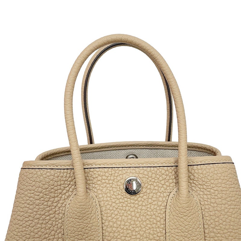 エルメス トートバッグ ネオ・ガーデン 23 ガーデンパーティ トレンチ/シルバー金具 ネゴンダ K刻印 HERMES