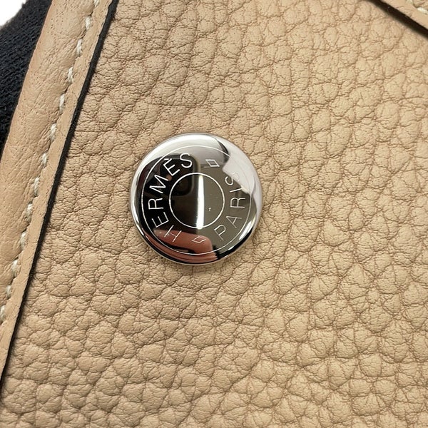 エルメス トートバッグ ネオ・ガーデン 23 ガーデンパーティ トレンチ/シルバー金具 ネゴンダ K刻印 HERMES