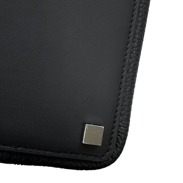 エルメス ハンドバッグ メドール ブラック/シルバー金具 トゴ/スイフト K刻印 ２wayショルダー