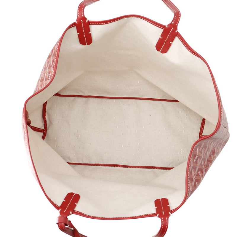 ゴヤール トートバッグ サンルイPM PVC/レザー STLOUIPMLTY02CL02P GOYARD ポーチ付き