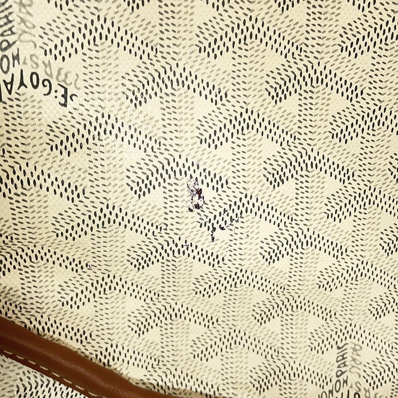 ゴヤール トートバッグ ベラーラ・バッグ リバーシブル  PVC キャンバス GOYARD 白
