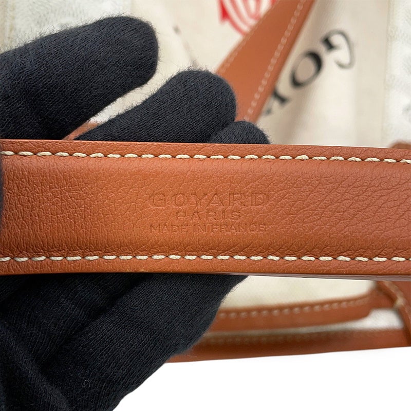 ゴヤール トートバッグ ベラーラ・バッグ リバーシブル  PVC キャンバス GOYARD 白