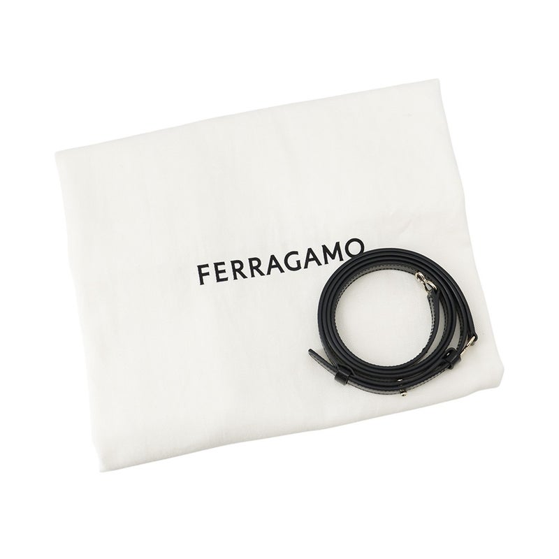 サルヴァトーレ・フェラガモ ハンドバッグ ワンダ ミディアム 213984 Ferragamo 2way 黒