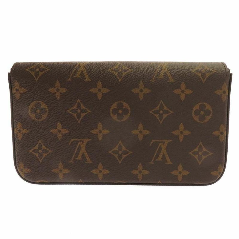 ルイヴィトン 長財布 モノグラム ポシェット・フェリシー M81896 LOUIS VUITTON フューシャ