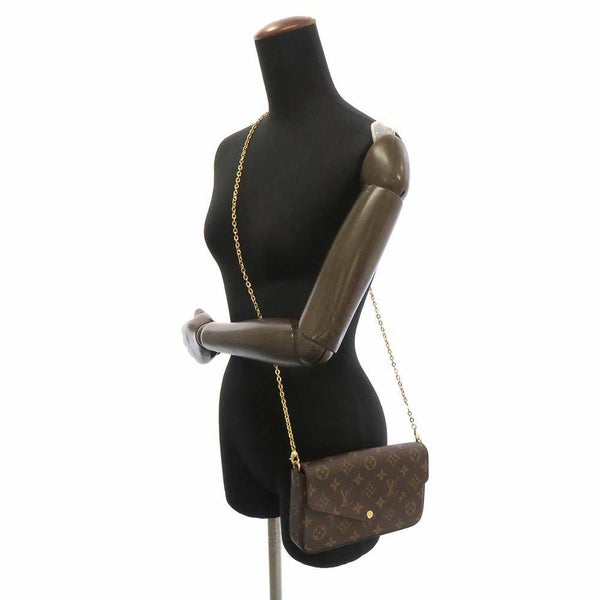 ルイヴィトン 長財布 モノグラム ポシェット・フェリシー M81896 LOUIS VUITTON フューシャ