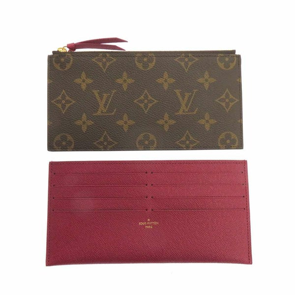 ルイヴィトン 長財布 モノグラム ポシェット・フェリシー M81896 LOUIS VUITTON フューシャ