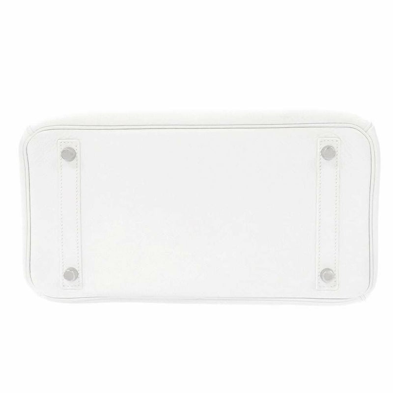 エルメス バーキン30 ホワイト/シルバー金具 トゴ □P刻印 HERMES Birkin ハンドバッグ